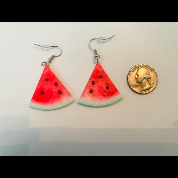 🎉HOST PIC 3/21🎉 watermelon slice fruit earrings - Picture 2 of 4